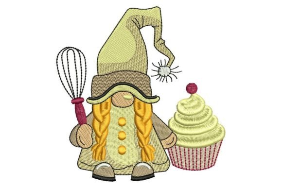 Cupcake Gnome: A Sweet Holiday Embroidery Review