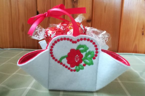Heart Basket: A Designer’s Review for Real Embroidery Projects