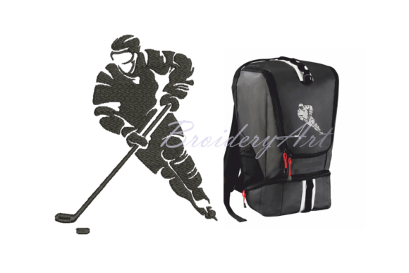 Hockey Player Embroidery: A Holiday Design Review