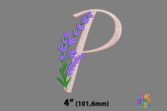 Review: Letter P Floral Lavender Monogram for Business