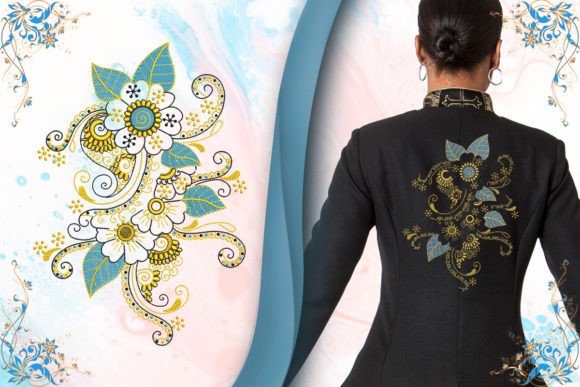 Reviewing Floral Back Motif for Holiday Collections