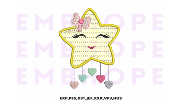 Reviewing Girl Star with Hearts for Embroidery