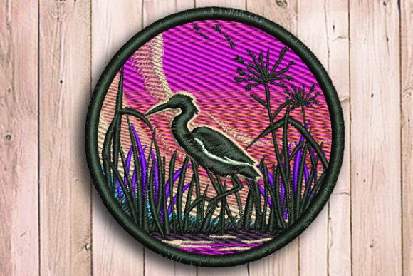 Stork Landscape Embroidery Review