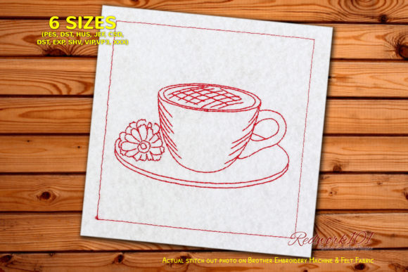 Teacup with Flowers: A Holiday Embroidery Review